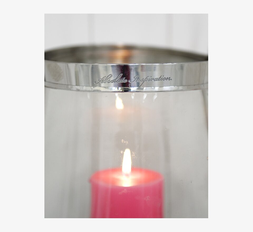 Lanterna Loui från By ON med klart glas och metallkrön