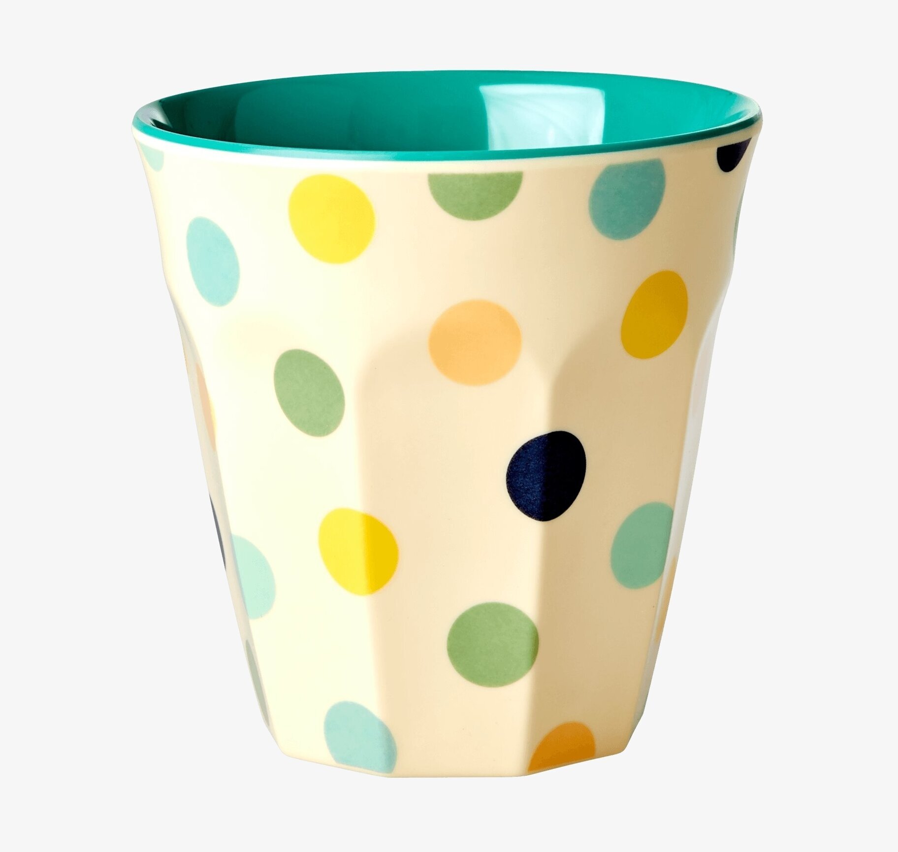Mugg Green Dots Print från Rice med färgglada prickar