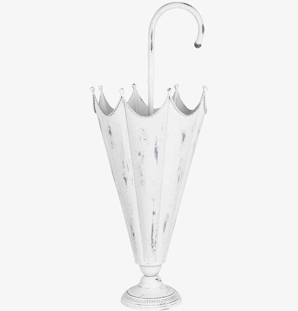 Paraplyställ Metall Vit från A Lot Decoration i vit metall