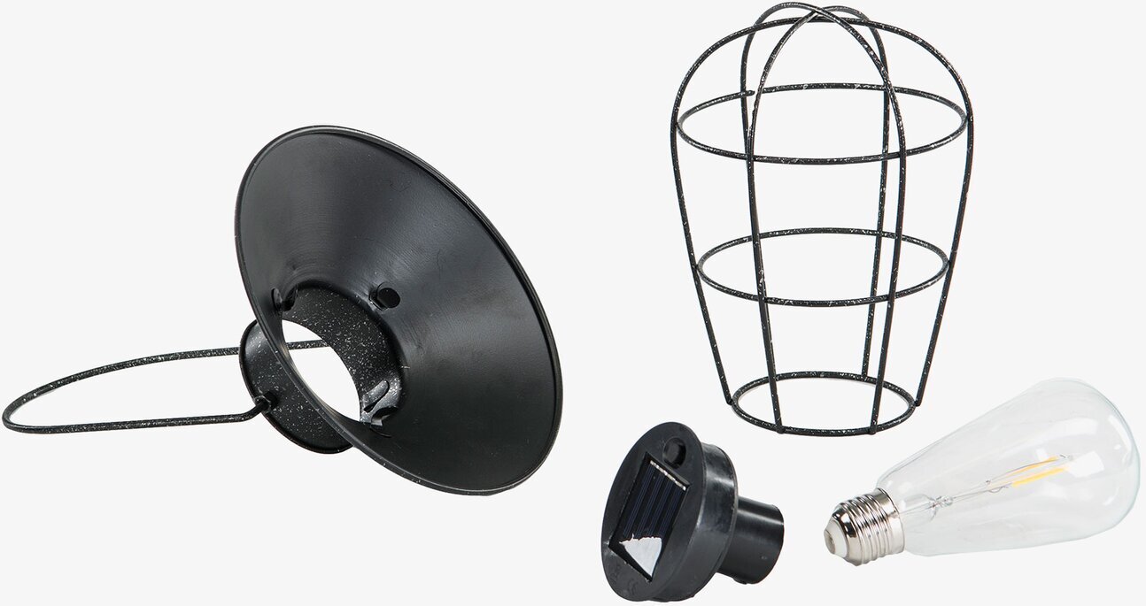 Lampa Solcell LED Hängande Rund från A Lot Decoration