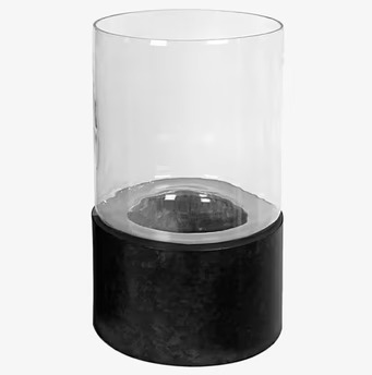 Bild av elegant zinkfot med glas för modern inredning