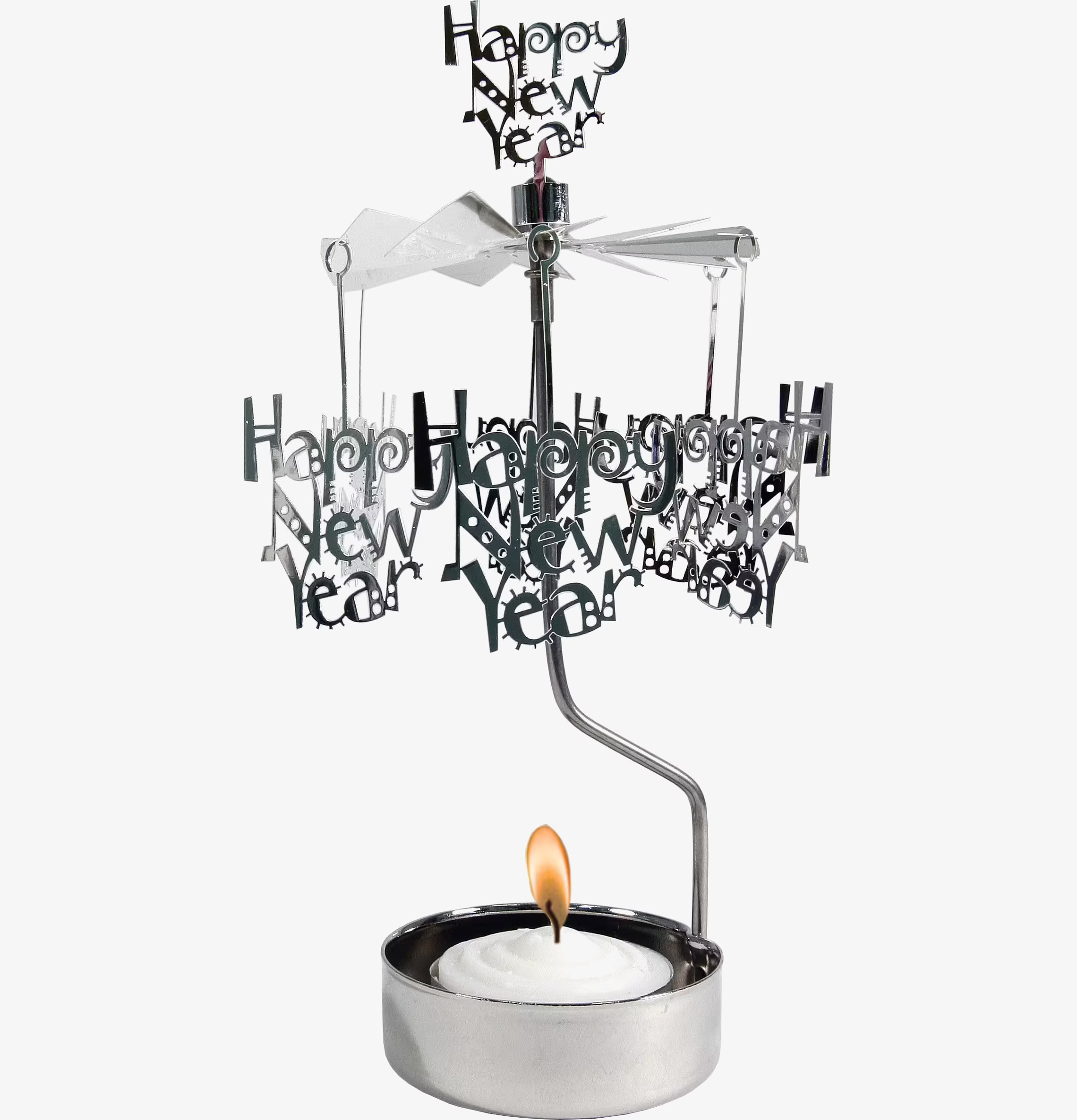 Bild av dekorativt änglaspel för nyårsfirande hemma