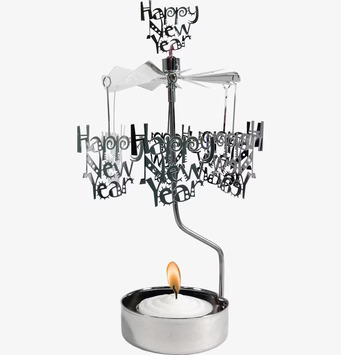 Bild av dekorativt änglaspel för nyårsfirande hemma