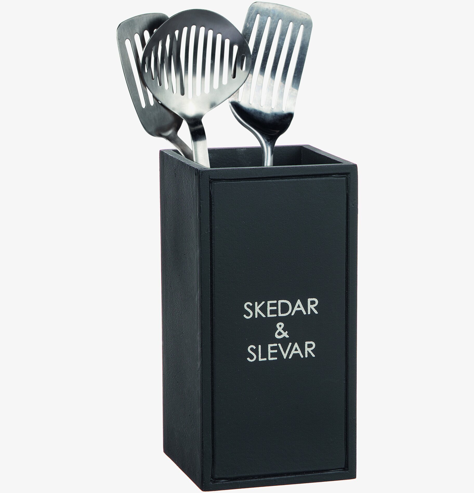 Bild av stilren och funktionell kökslösning i svart