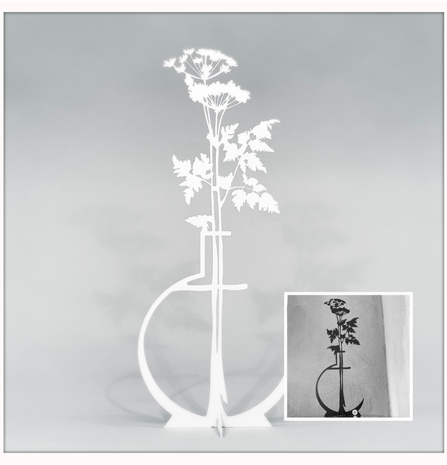 #ÄlskaPlåt Hundkex Vit från Älskaplåt i vitmålad metall