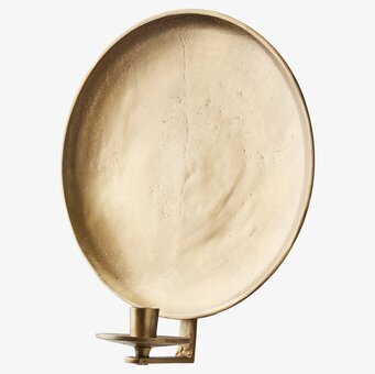 Bild av elegant väggljushållare i mässingsfinish