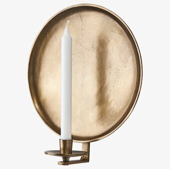 Bild av elegant väggljushållare i mässing