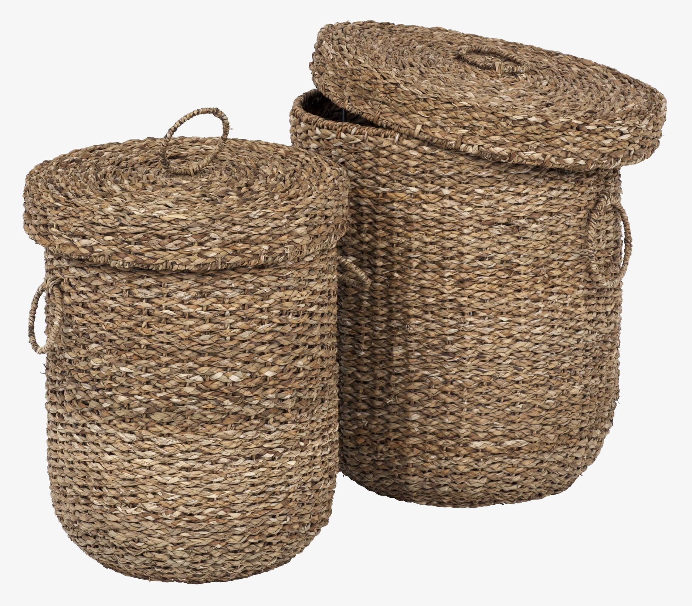 Bild av robusta och naturliga tvättkorgar i sjögräs