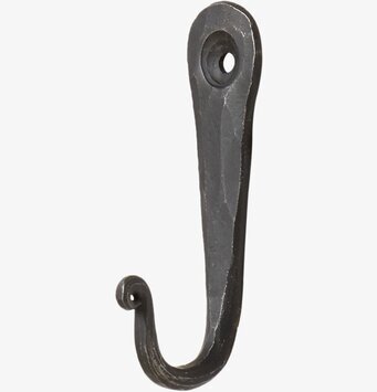 Bild av dekorativ krok i smidesjärn med funktionell design