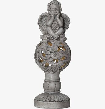 Bild av dekorativ solcellsängel i klassisk design