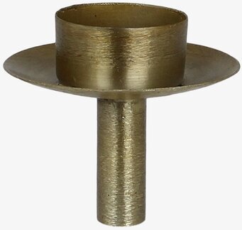 Bild av stilren och robust värmeljushållare i mässing