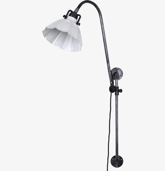 Bild av vägglampa med retrodesign och funktionalitet