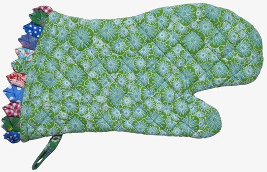 Grytvante Origami Ljusgrön från Rice med färgglatt mönster