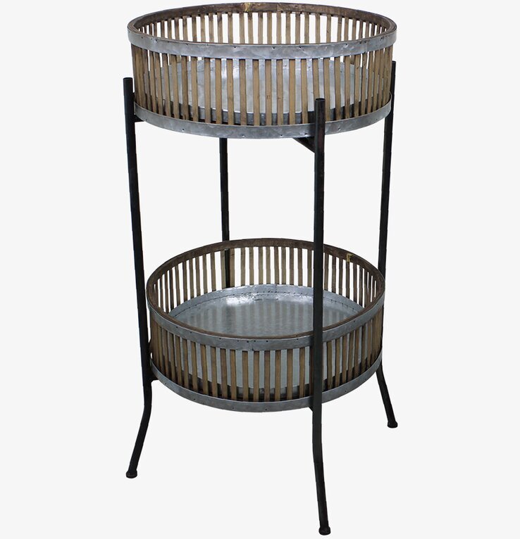 Korgställning Ida Stor från Strömshaga i metall och trä