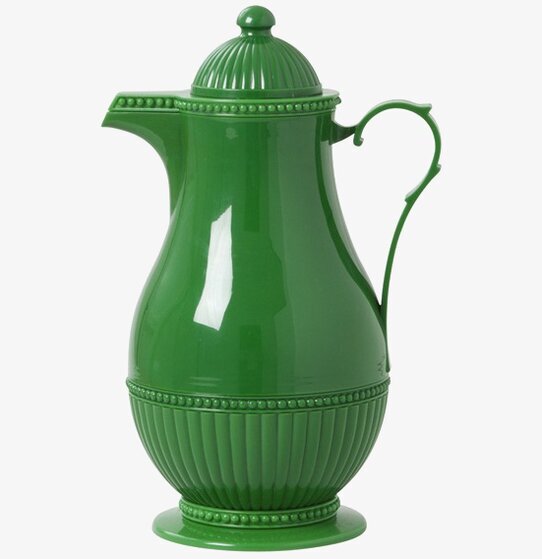 Foto av grön termos med elegant och funktionell design