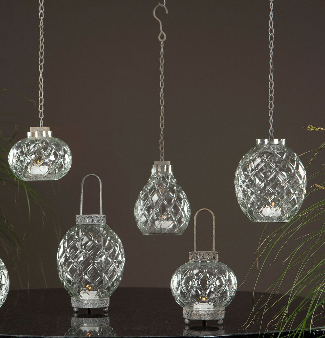 Glaslykta Luna från A Lot Decoration i olika arrangemang