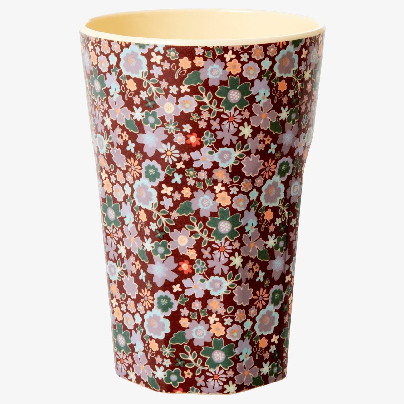 Mugg Latte Floral Print från Rice med livfullt blommönster