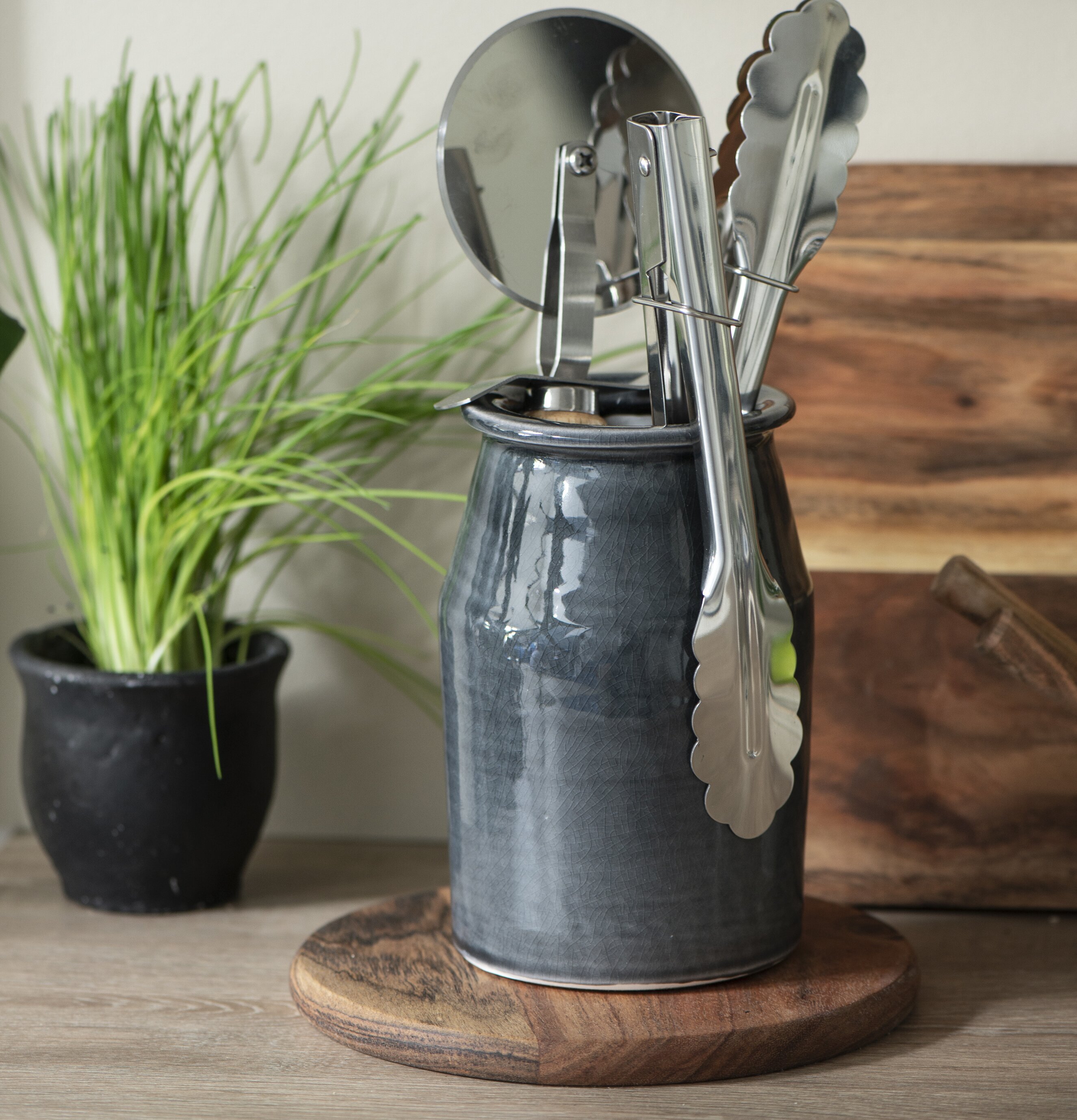 Kökstång Rostfritt stål Stor från IB Laursen i köksmiljö