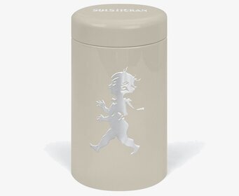 Bild av elegant och stilfullt tändsticksrör i sandfärg