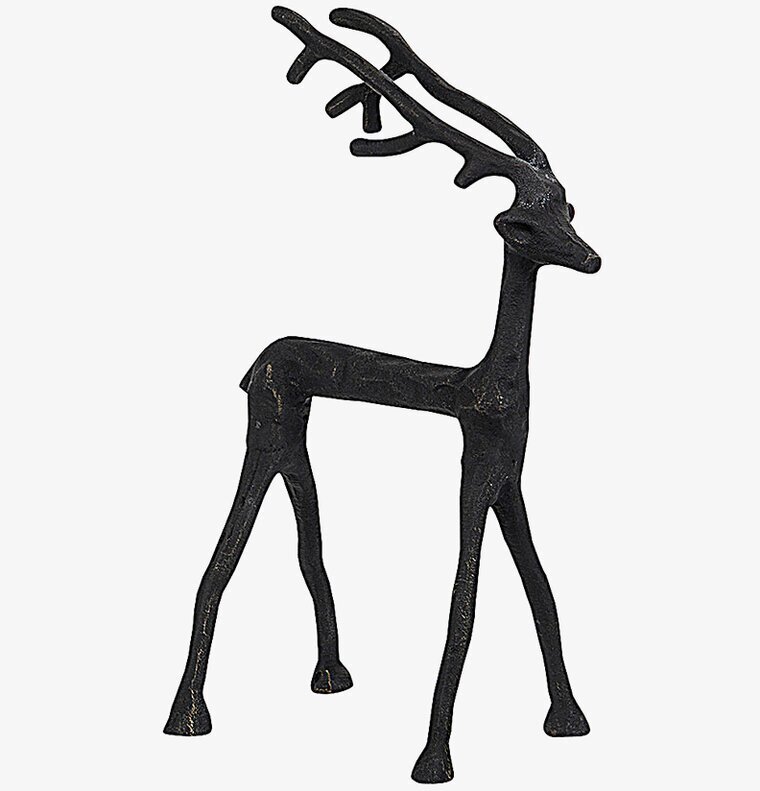 Ren Svart Gjutjärn S skulptur från A Lot Decoration