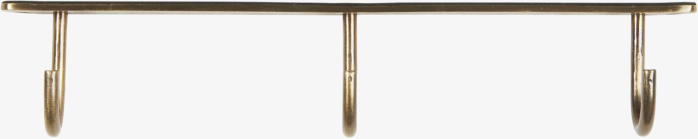 Krokar Hylla Antik Mässing från IB Laursen i mässingsfinish