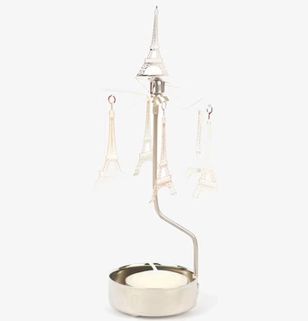 Bild av elegant änglaspel med Eiffeltornstema