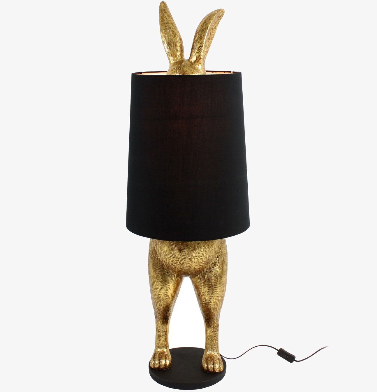 Golvlampa Hiding Rabbit Guld/Svart från Werner Voss