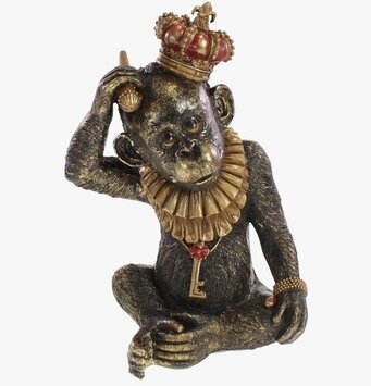 Bild av en kunglig apa med antik och mystisk stil