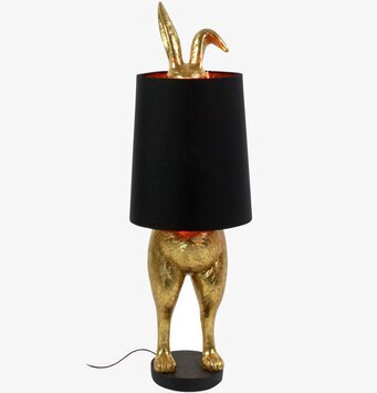 Bild av unik lampa i guld och svart design