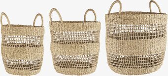 Bild av flätade korgar för stilfull förvaring hemma