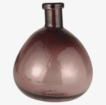 Bild av elegant glasvas med unik design och färg