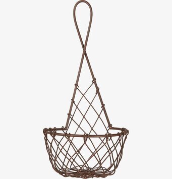 Bild av väggmonterad trådkorg med elegant design