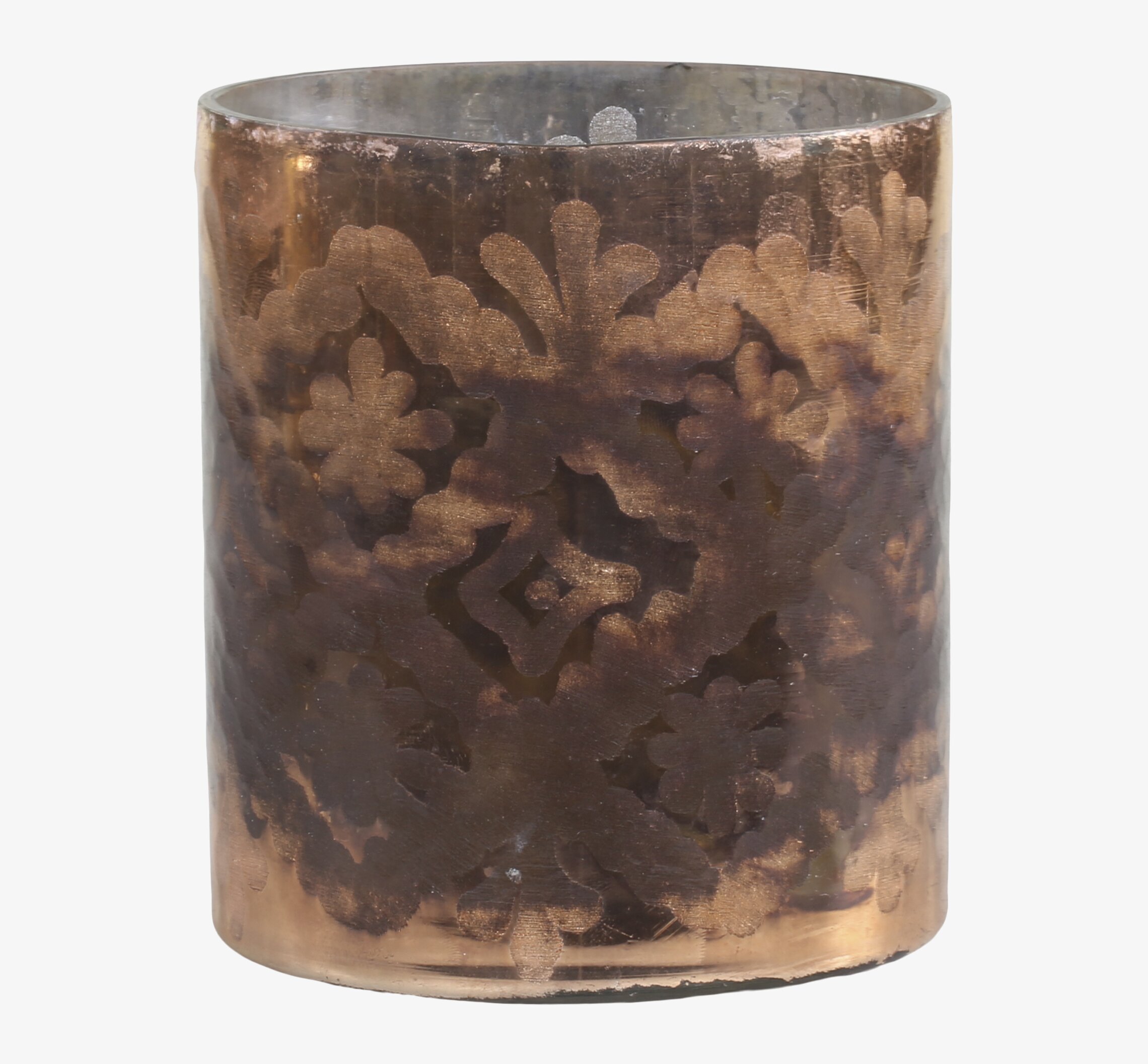 Ljuslykta Hurricane Medium Antique Mocca från Chic Antique