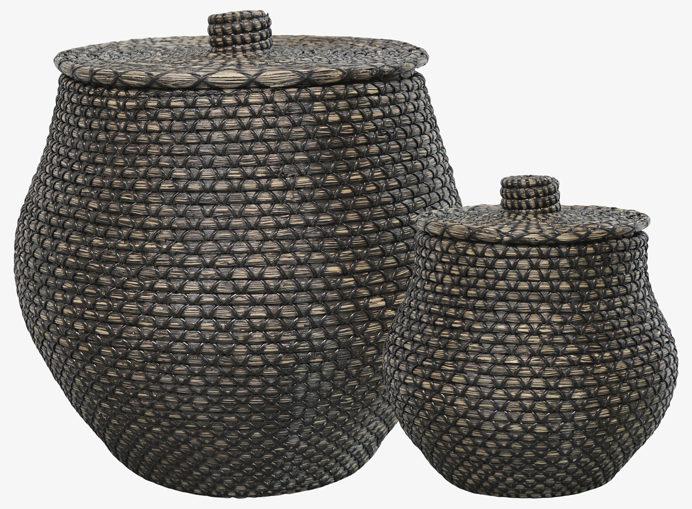 Korg Med Flätat Handtag & Lock från Chic Antique