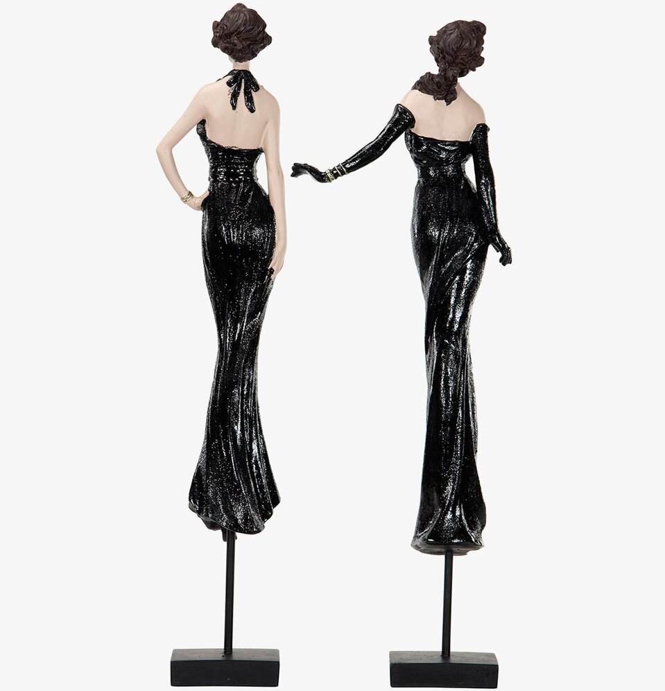 Skulptur Ladies Elegant Mix Svart från A Lot Decoration