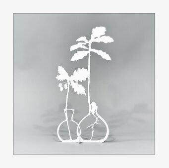 Bild av dekorativt föremål med stiliserade ekollon