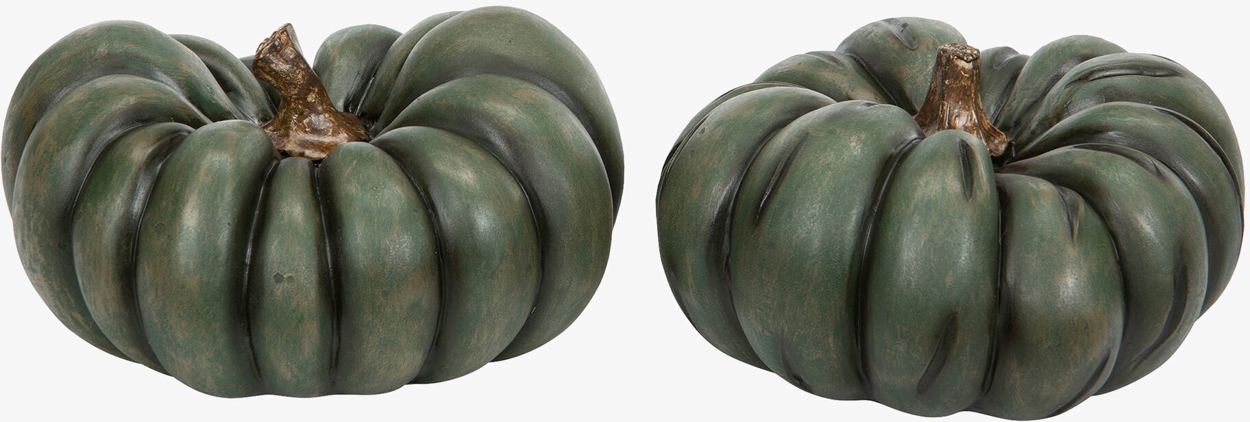 Pumpa Grön Poly från A Lot Decoration mot vit bakgrund