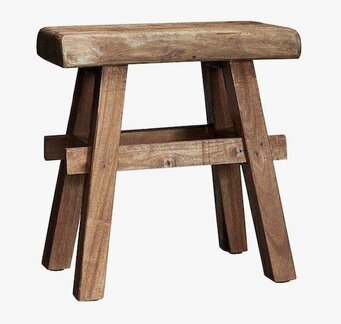 Bild av robust och stilren träpall med unik design