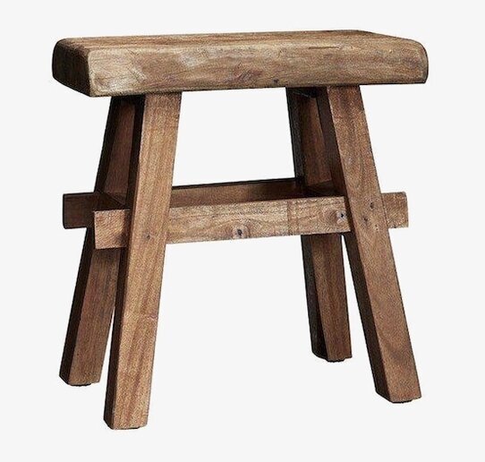 Bild av robust och stilren träpall med unik design