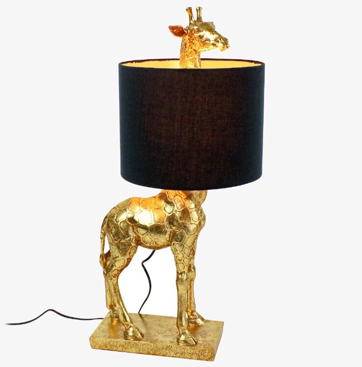 Lampa Giraff Lucie Guld/Svart från Werner Voss på bord