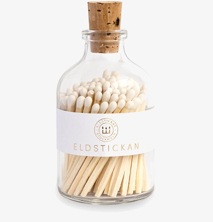 Tändstickor Liten Rund Klassisk Vit från Eldstickan