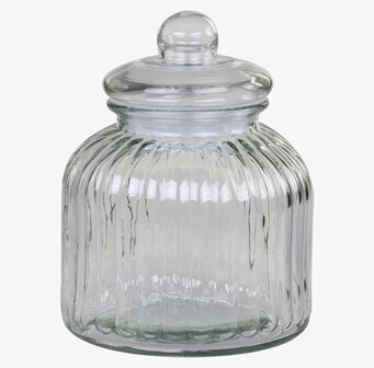 Bild av elegant glasburk med tidlös design