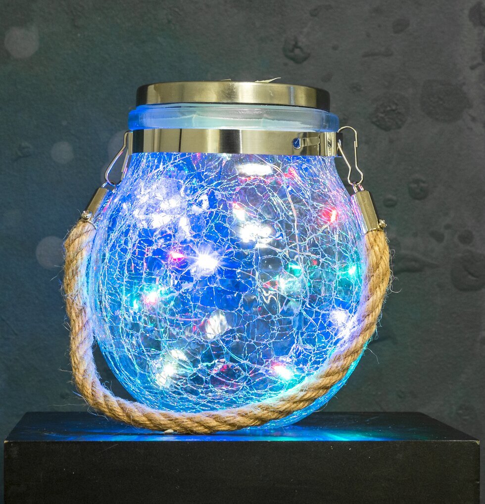 Lykta LED Solcell från Multi Agentur i rustik design