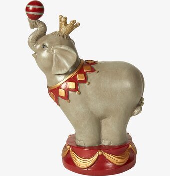 Foto av charmig elefantsparbössa med krona