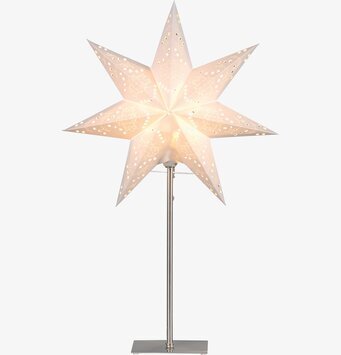 Bild av elegant bordsstjärna med varm belysning