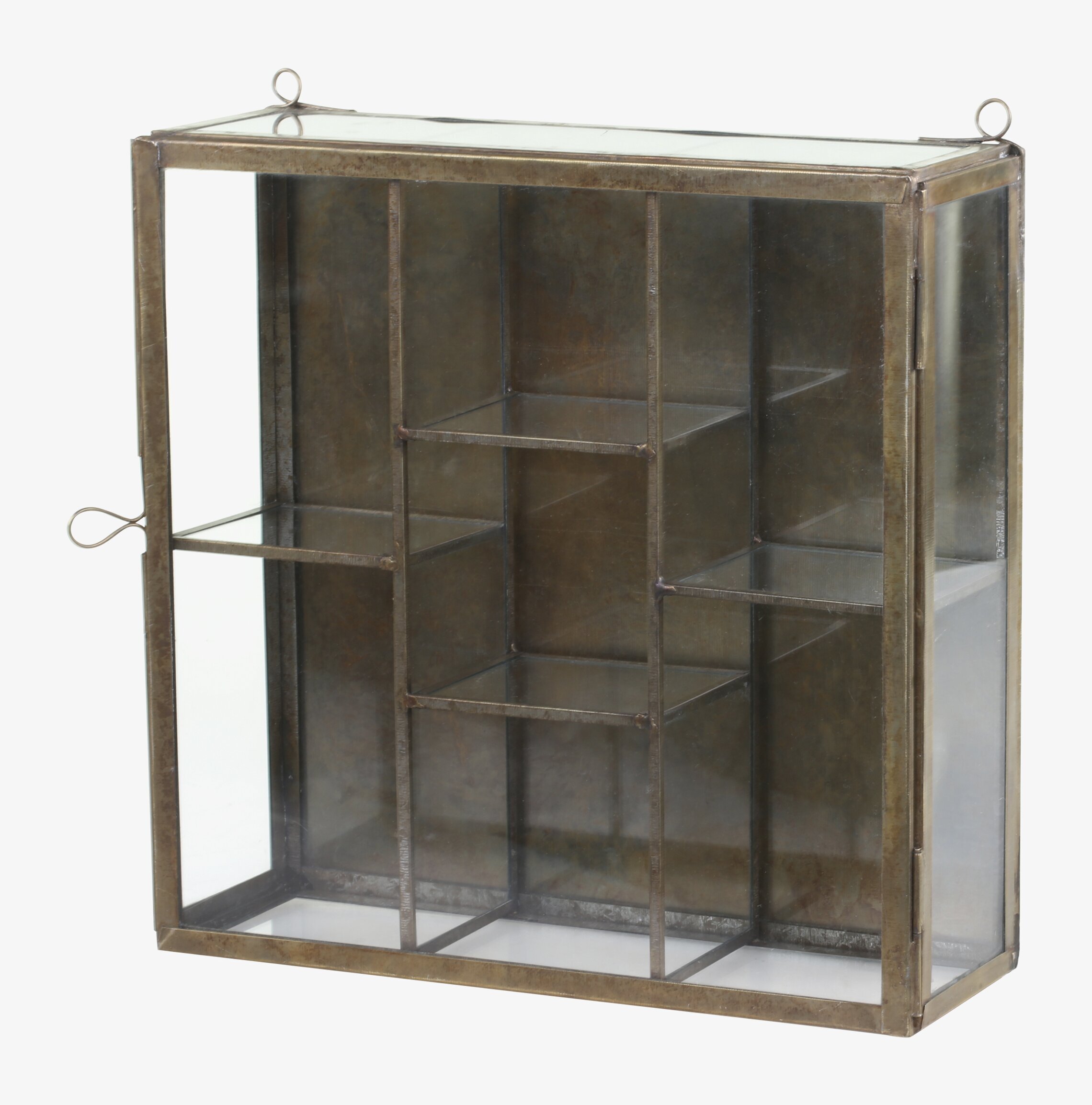 Väggskåp Glas S Antik Mässing från Chic Antique i elegant miljö