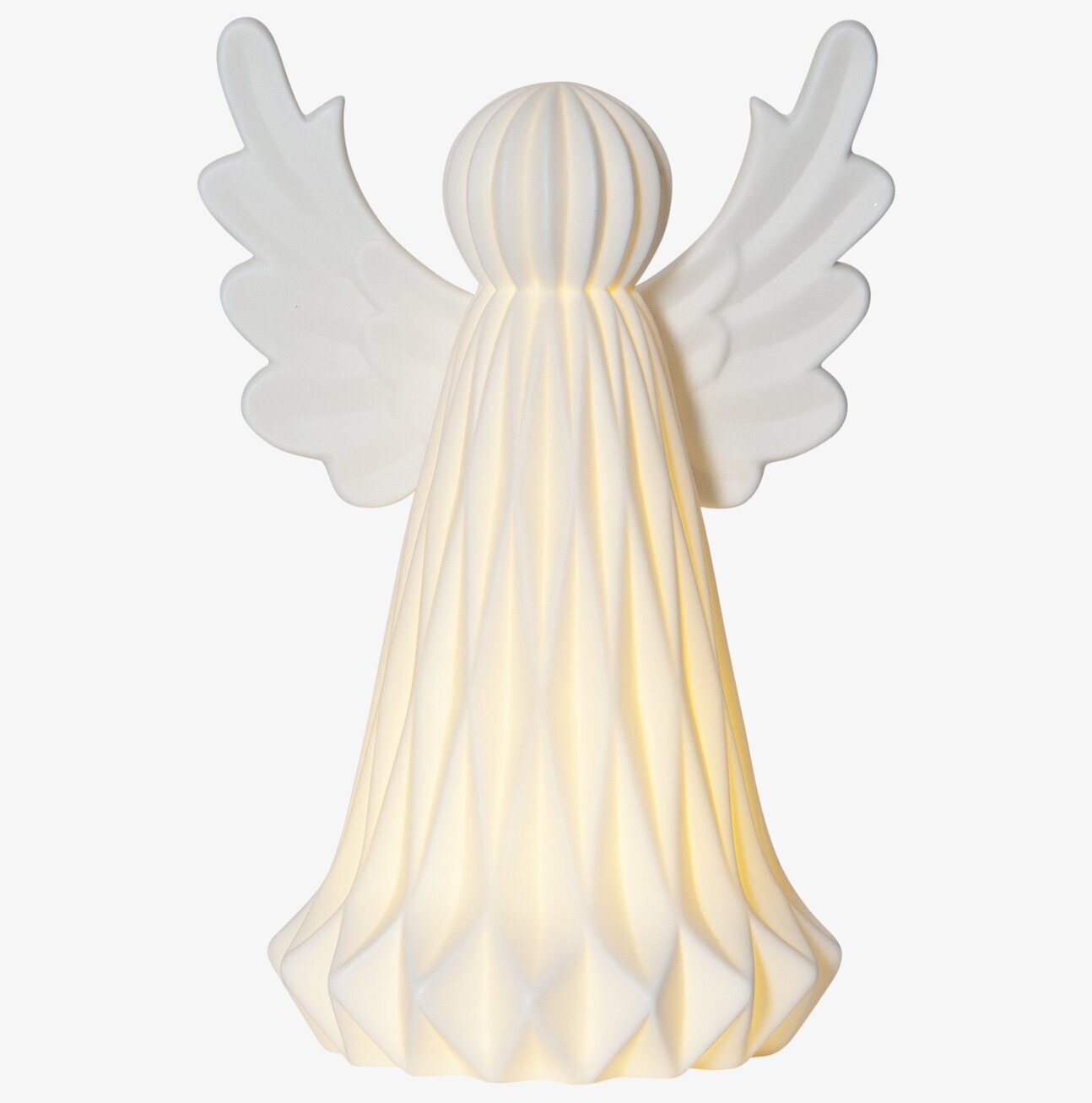 Bordsdekoration Vinter Stor från Star Trading, vit ängel
