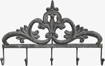 Bild av antik klädhängare i zink med klassisk design