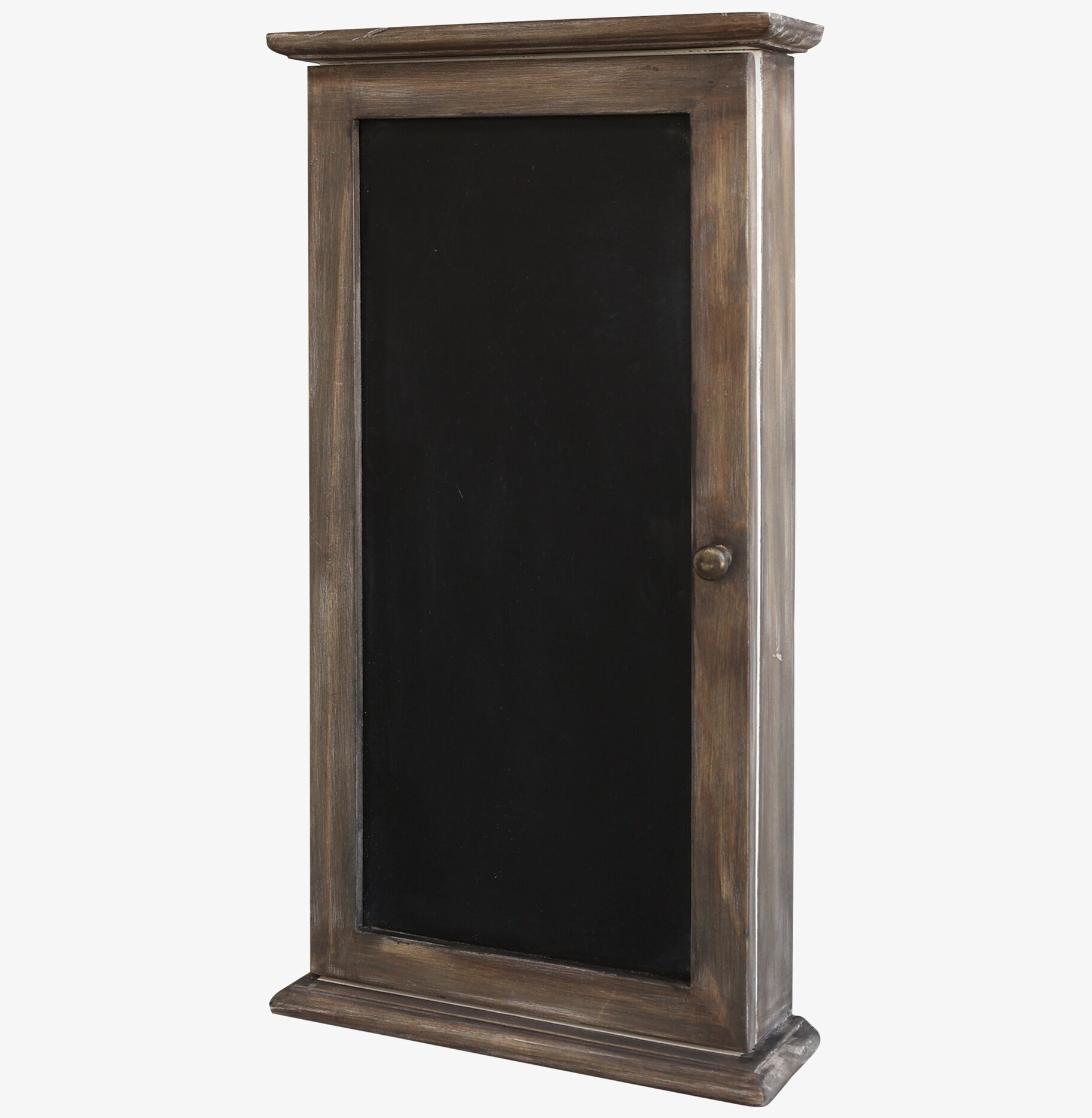 Nyckelskåp Med Griffeltavla - Antik Brun från Chic Antique