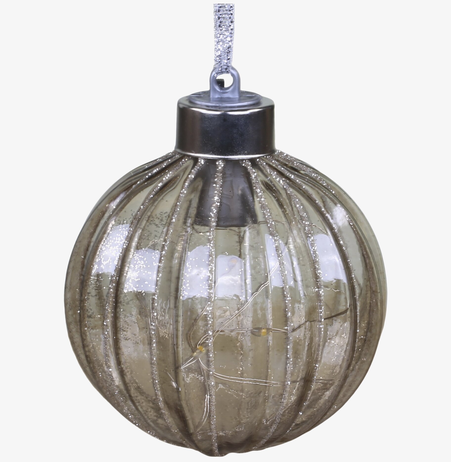 Julkula Glitter LED från Chic Antique med inbyggda LED-lampor